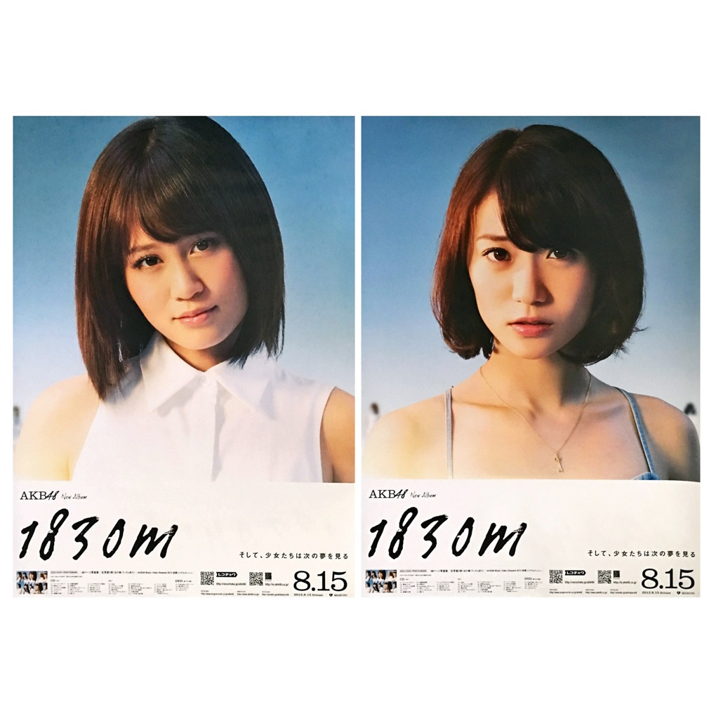 買取 Akb48 エーケービー ポスター 前田敦子 大島優子 10m タワーレコード特典 両面 アーティストショップjp