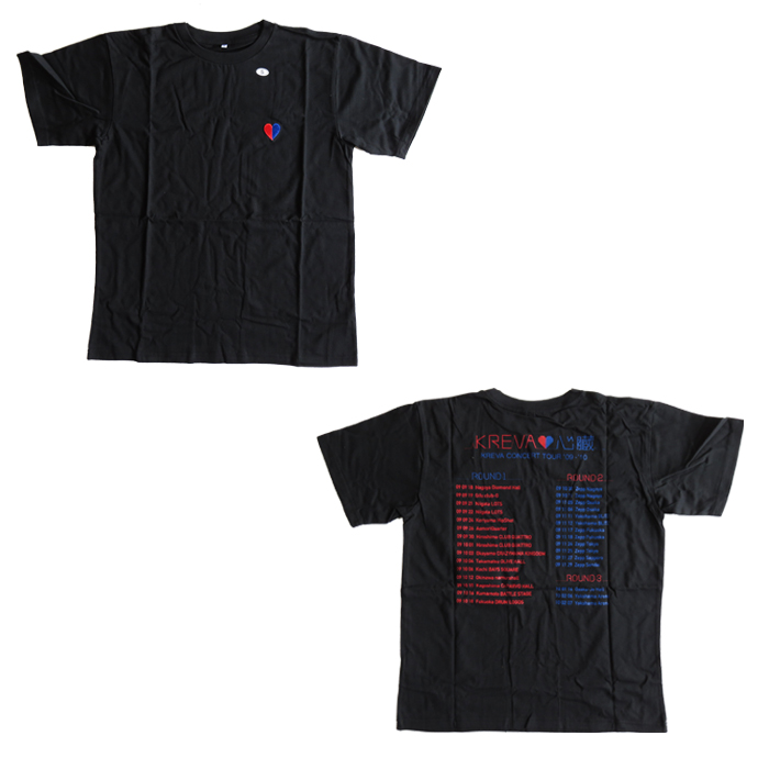 買取 Kreva Kick The Can Crew Concert Tour 09 10 心臓 Tシャツ ブラック アーティストショップjp