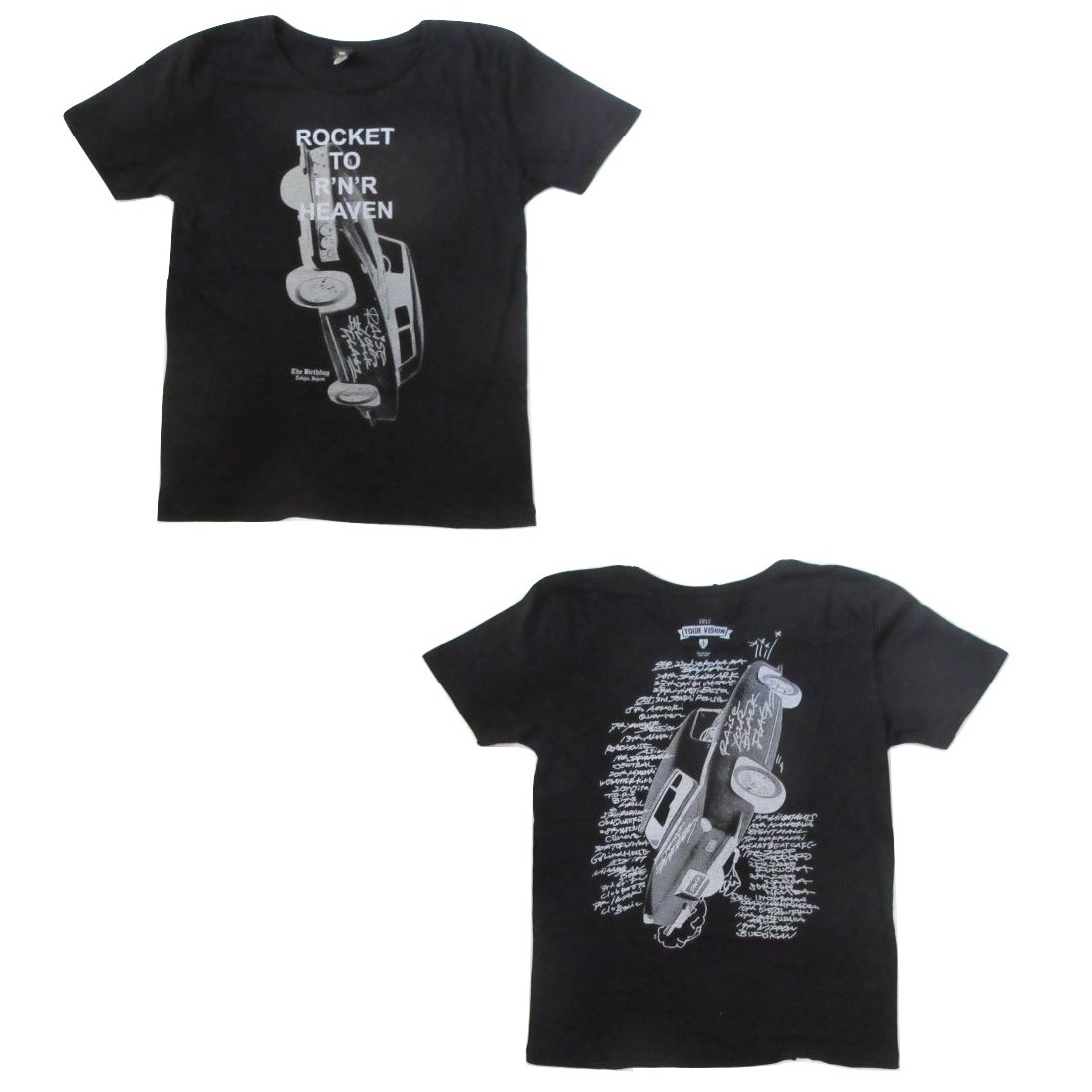 買取 The Birthday ザ バースデイ Tour 12 Vision Tシャツ ブラック Car アーティストショップjp