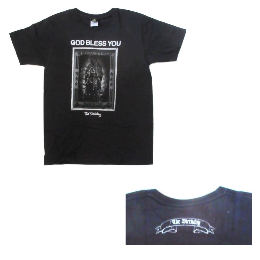 買取 The Birthday ザ バースデイ その他 Tシャツ ブラック God Bless You アーティストショップjp