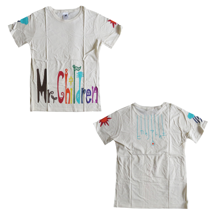 買取 Mr Children ミスチル Hall Tour 17 ヒカリノアトリエ Tシャツ レインボー アーティストショップjp