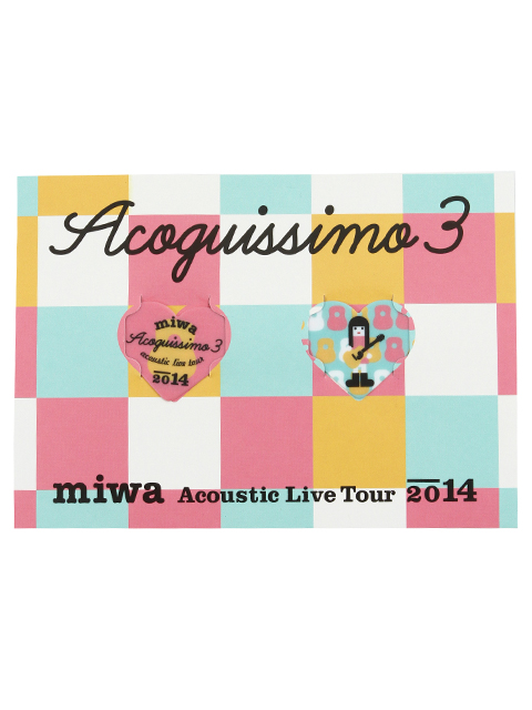 買取 Miwa Acoustic Live Tour 14 Acoguissimo 3 ピックセット アーティストショップjp