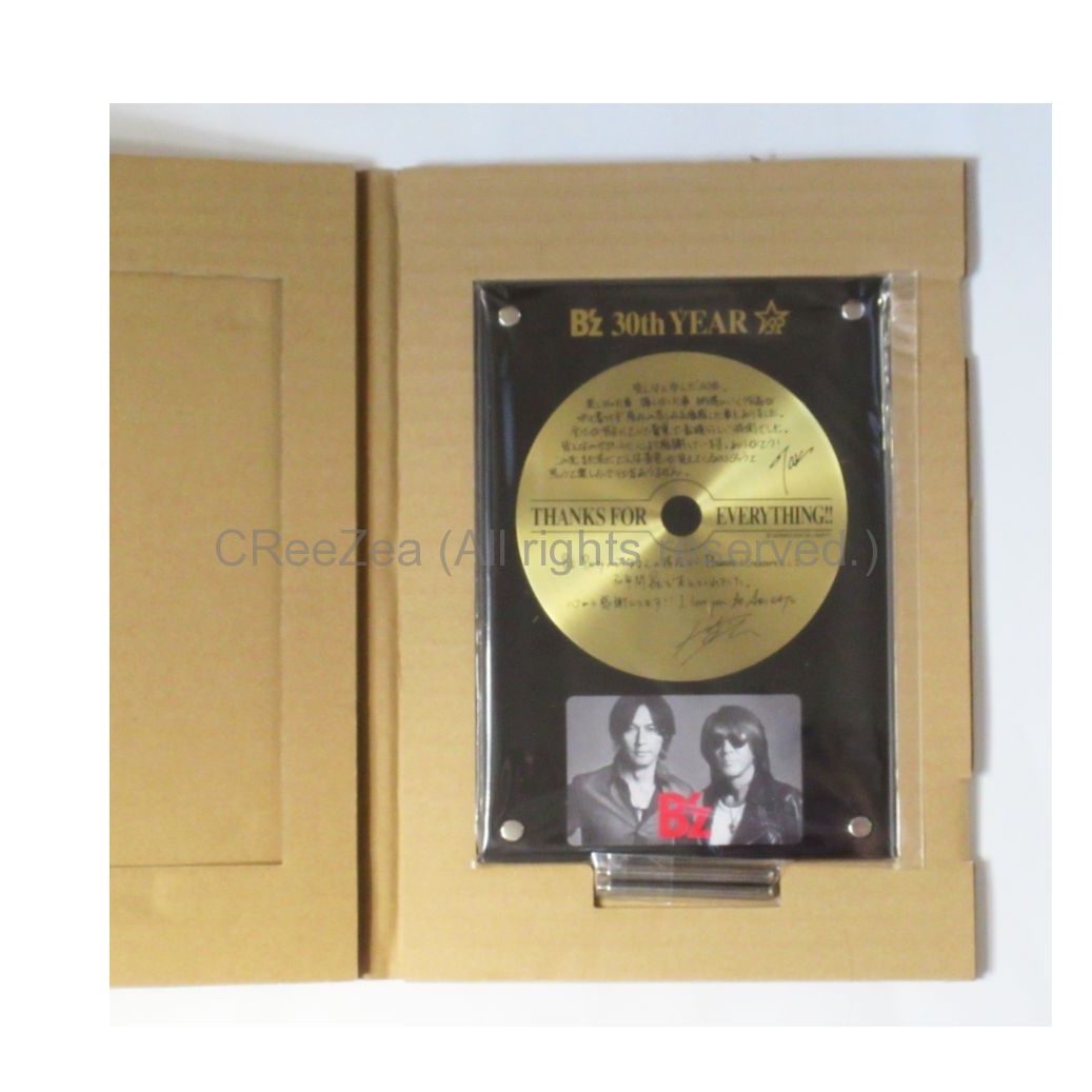 B'z 5ERAS COMPLETE BOX ＆ 30周年記念盾