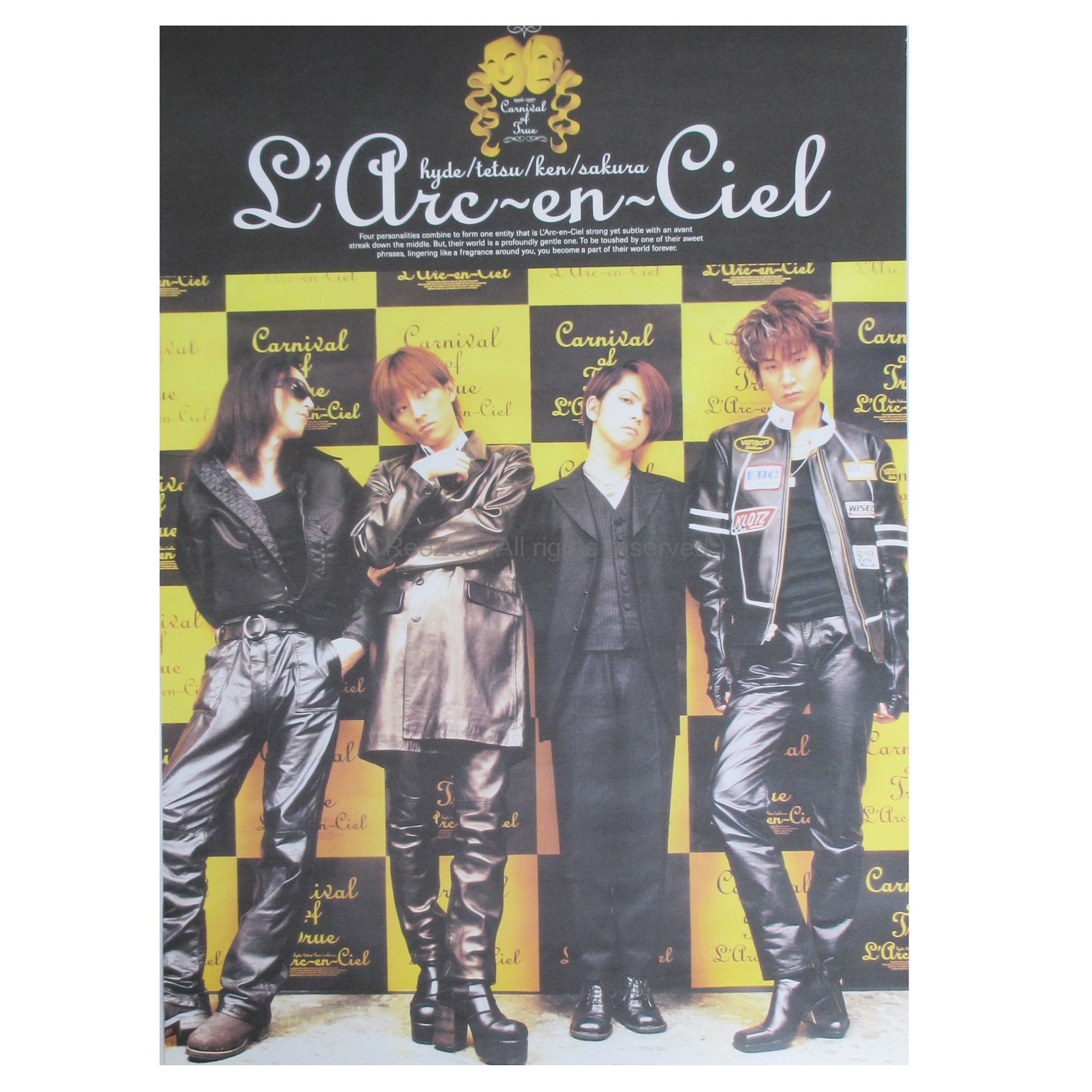 買取】L'Arc～en～Ciel(ラルク) ポスター Carnival of True 1996 || アーティストショップJP