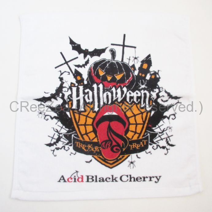 買取】acid black cherry(abc) HALLOWEEN PARTY 2010 ハンドタオル