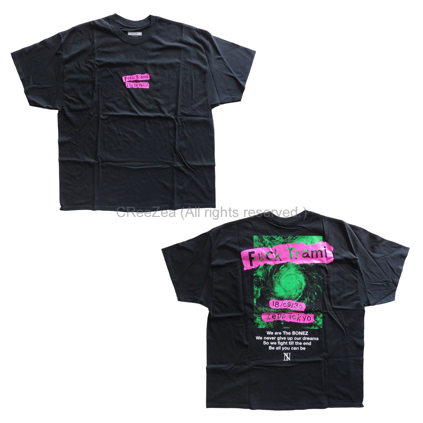 お中元 THE BONEZ WE CONTROL TOUR ロング Tシャツ revecap.com