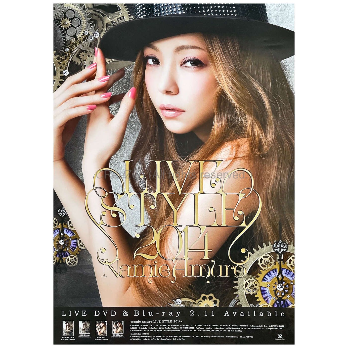 【買取】安室奈美恵 アムロ ポスター Live Style 2014 映像作品 告知 アーティストショップjp