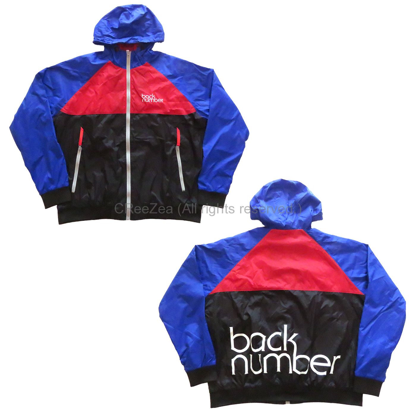 買取】back number(バックナンバー) NO MAGIC TOUR 2019 3カラー切り替えナイロンジャケット ウインドブレーカー ブルゾン  || アーティストショップJP