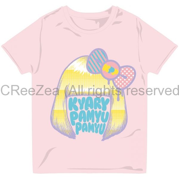 きゃりーぱみゅぱみゅ ピンク Tシャツ - Tシャツ/カットソー(半袖/袖なし)