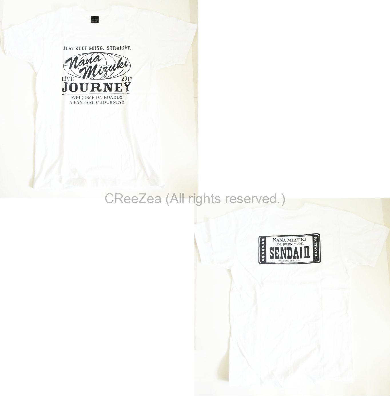 買取】水樹奈々(NANA) LIVE JOURNEY 2011 Tシャツ（ホワイト