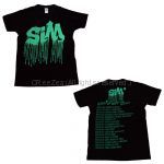 SiM(シム) SEEDS OF HOPE TOUR 2011-2012 Tシャツ ブラック 緑ロゴ
