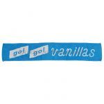 go!go!vanillas(バニラズ) その他 マフラータオル ブルー　ホワイト ロゴ