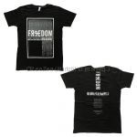 the HIATUS(ハイエスタス) その他 Tシャツ ブラック The Afterglow Tour 2012 feedom