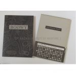 BOOWY(ボウイ) その他 Image dictionary イメージ・ディクショナリー 1985 絶版