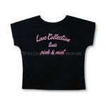 西野カナ(カナやん) Love Collection Tour ～pink ＆ mint～ レディースTシャツ BLACK